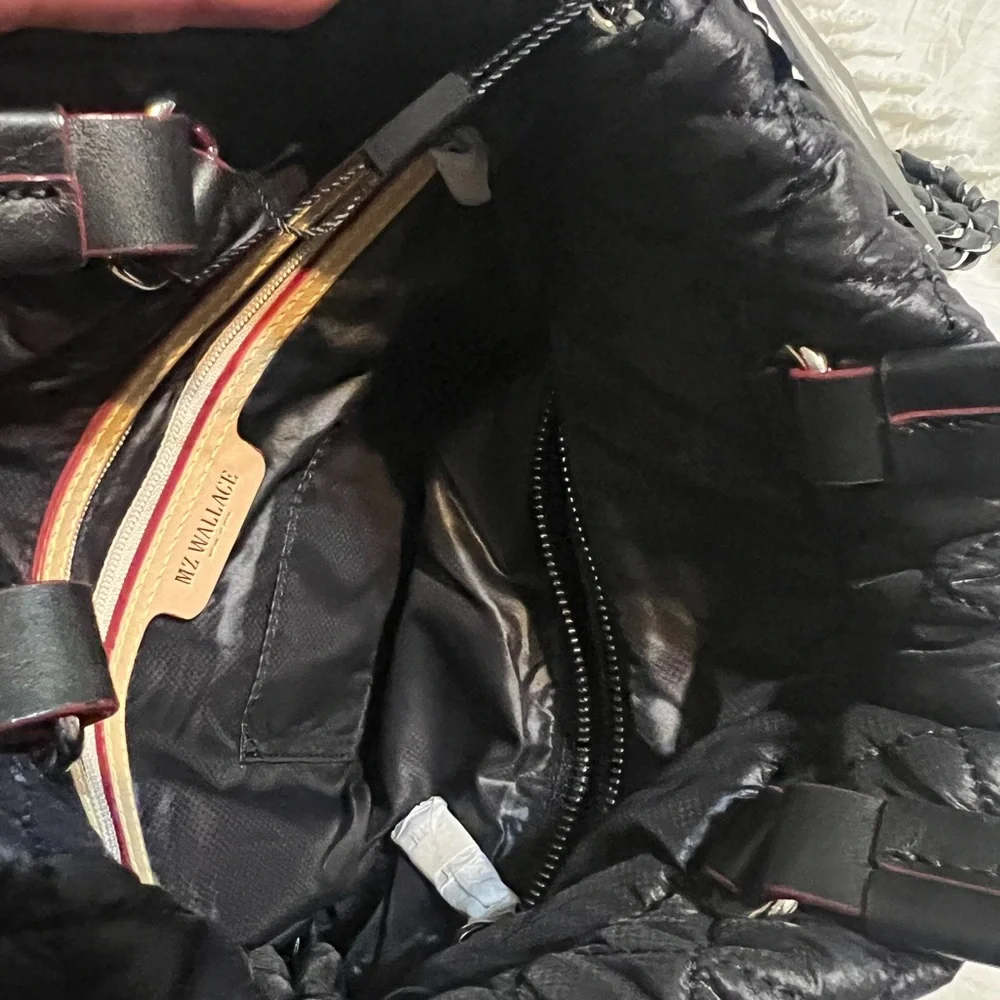 MZ Wallace Black Quilted Backpack - Picture 7 of 7